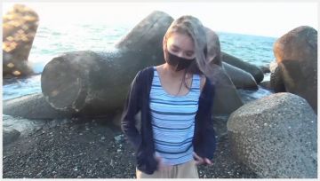 ナイスくびれ❤️美乳❤️スレンダー❤️海场でのエッチ